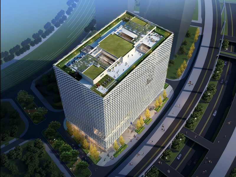 郑东新区龙湖金融岛商业景观